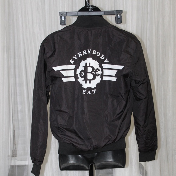 Everybody Eats reversible bomber. - Picture 2 of 7